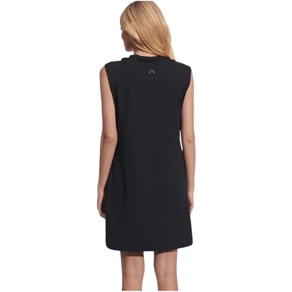Varley Womens Size S Naples Oversized Mini Dress Black Athleisure Comfort Casual - Picture 3 of 7